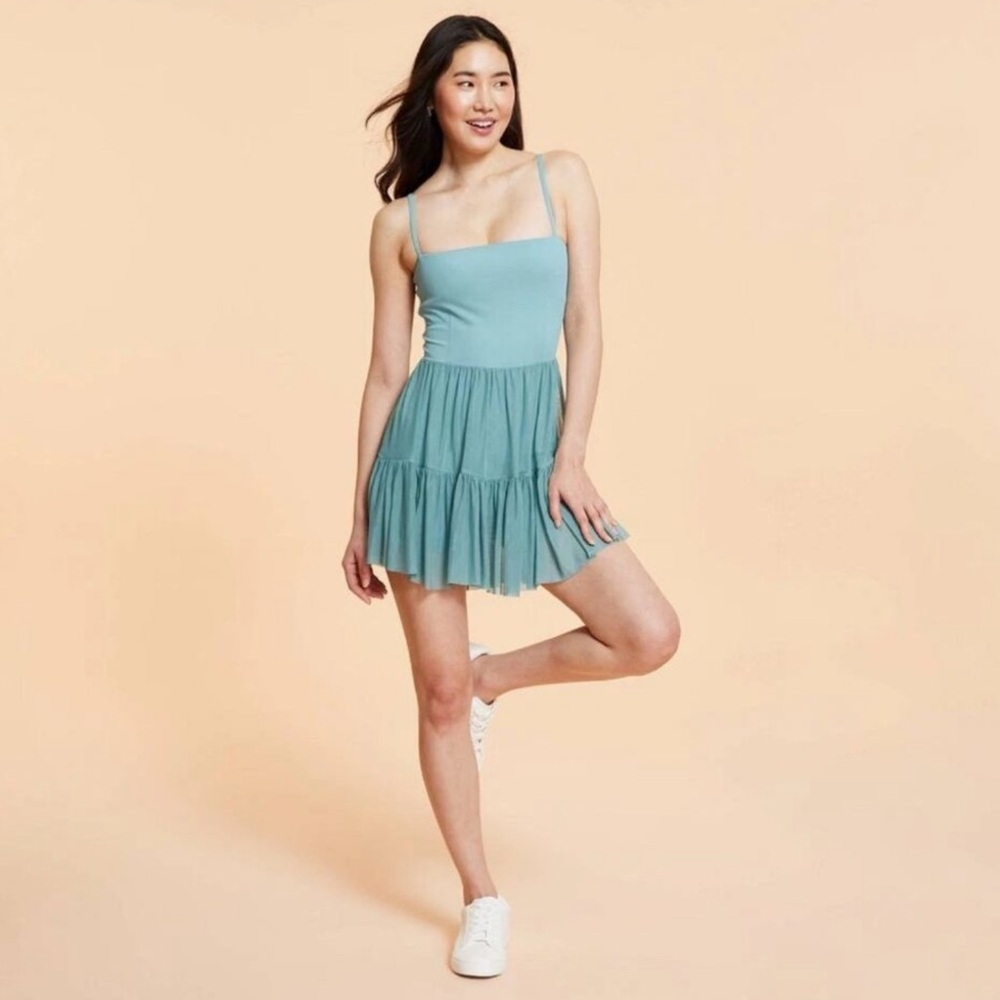 Blogilates - Ballerina Active Dress Teal
